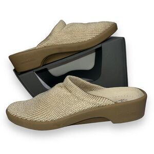 Arcopedico Light Nylon Knit Clog Beige Women's 7-7.5